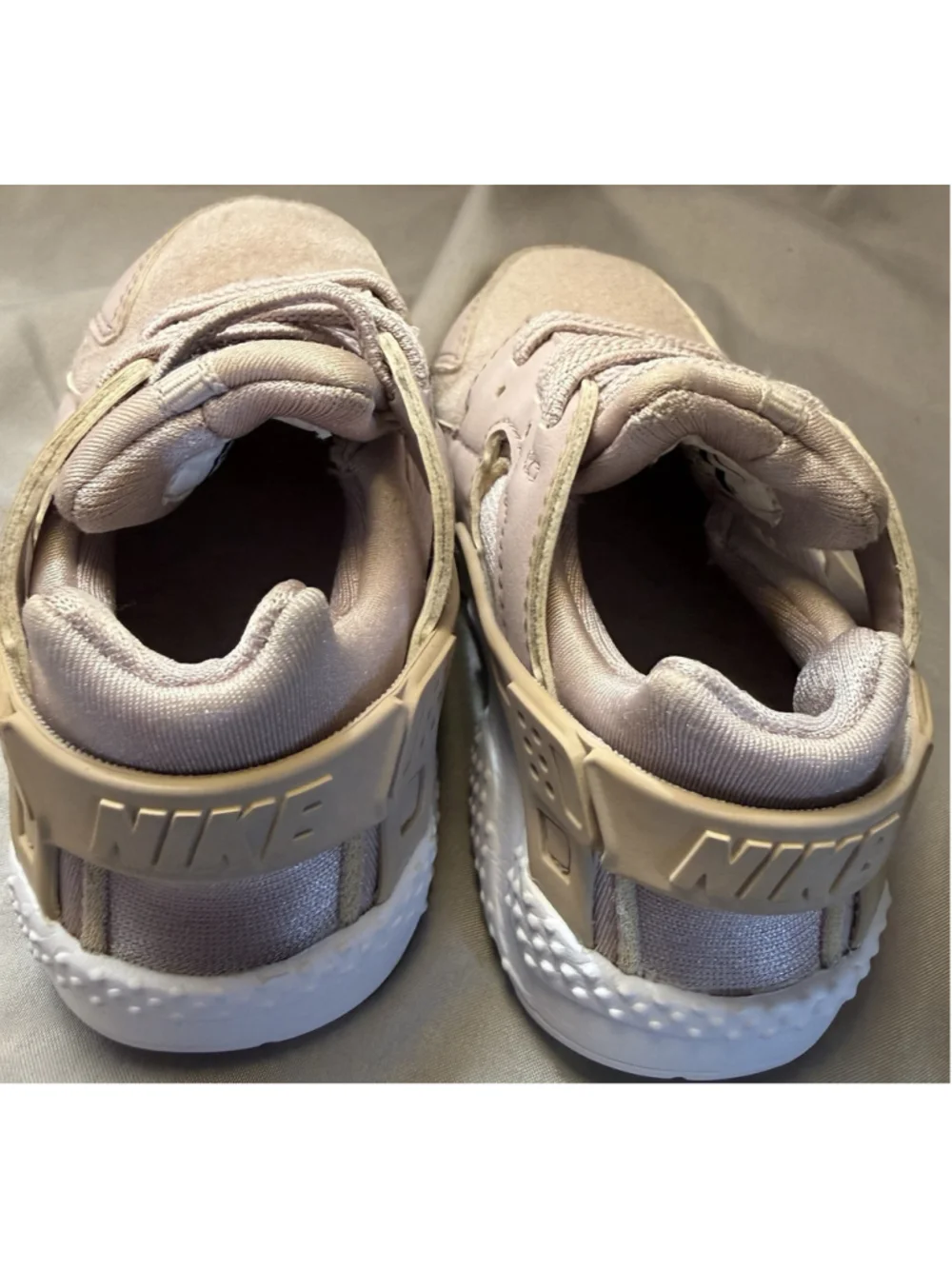 Nike 704952-603 Huarache Run Toddler Shoes 7C Rose/Beige